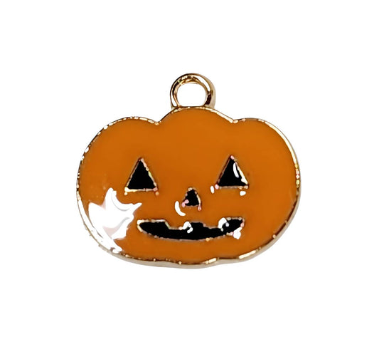 Grinning Pumpkin Charms