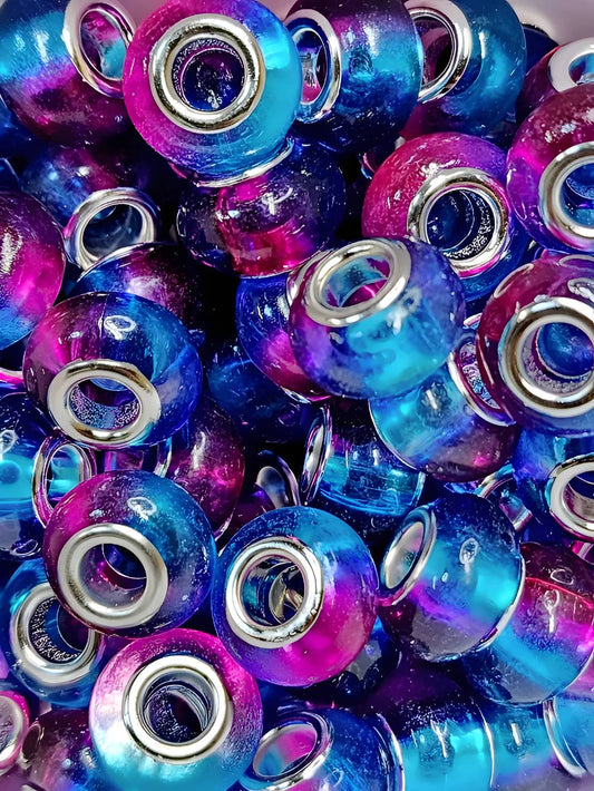 Cosmic Swirl Crackle (Large Hole Spacers)