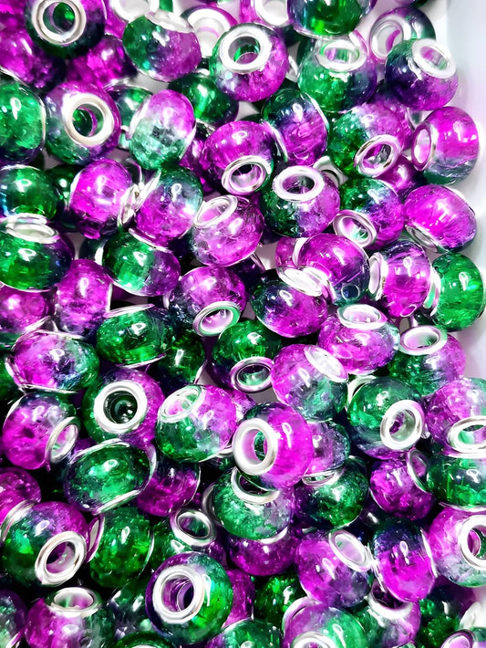 Peacock Prism (Large Hole Spacers)