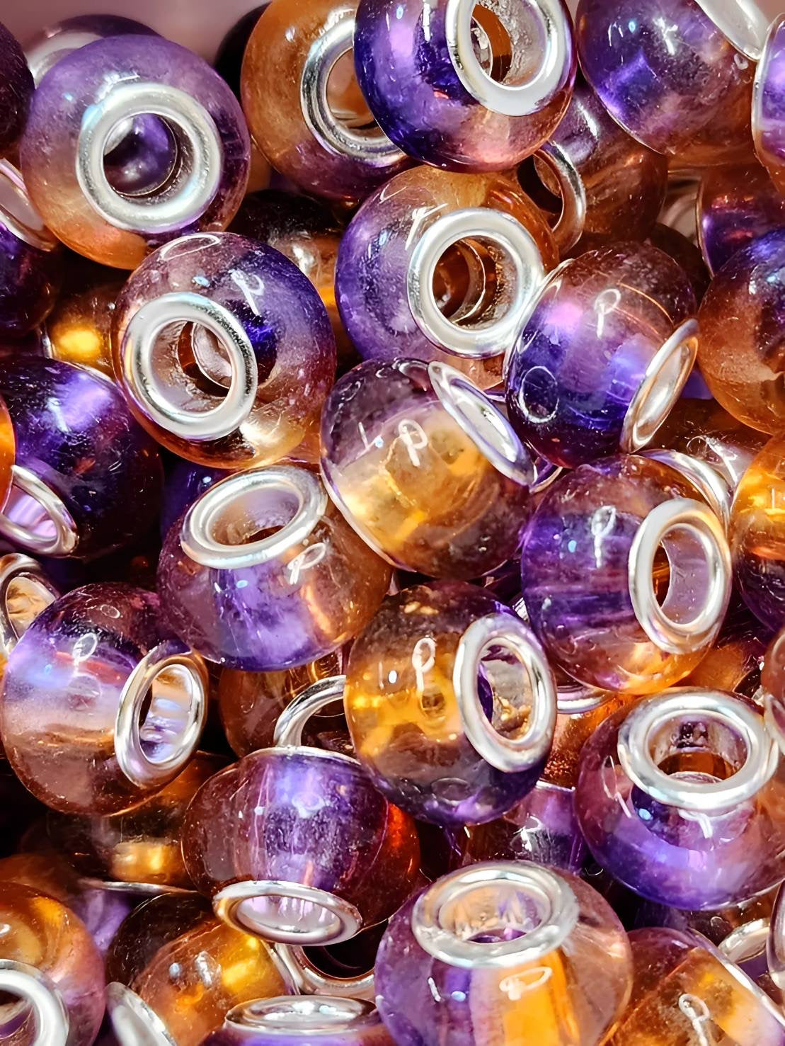 Amethyst Sunset (Large Hole Spacers)