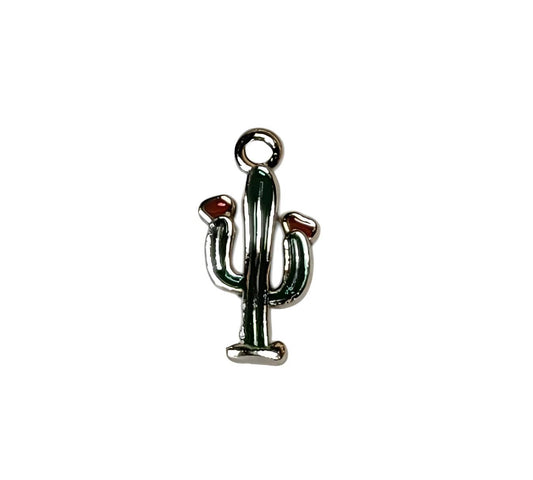 Cactus Silver Plated Charms
