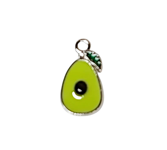 Avocado Silver Plated Charms
