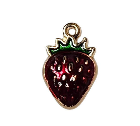 Strawberry Gold Plated Charms