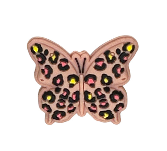 Pink Butterfly Focal Beads