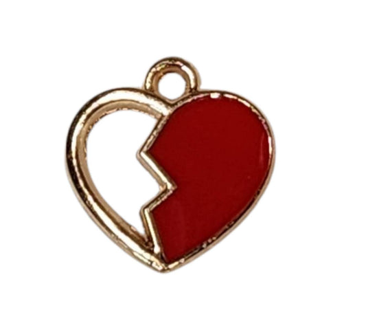 Broken Love Gold Plated Charms