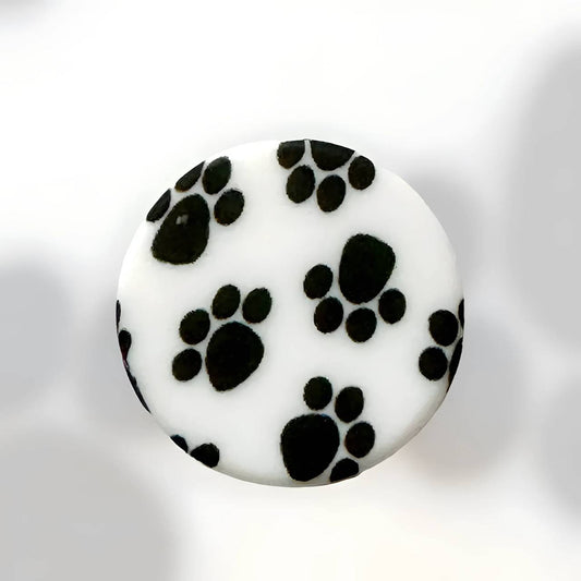 Paw Print (Round Silicone Focal)