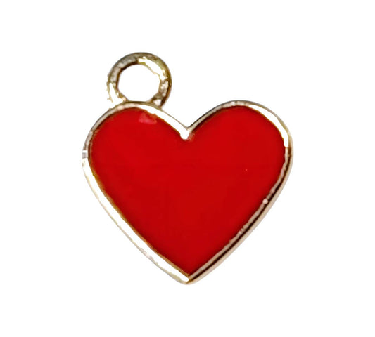 Red heart Charms