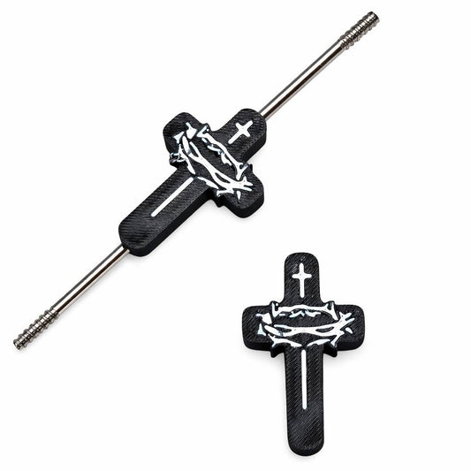 3D Printed Cross Beads (Not Silicone)