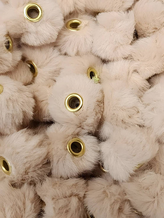 Beige Fuzzy Spacers