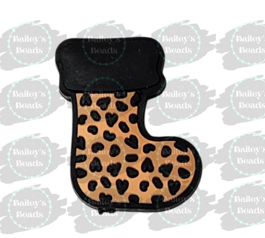 **WHOLESALE** Black Leopard Stocking Focals (Exclusive)