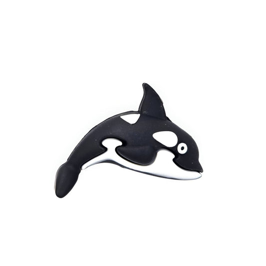 Flippy the Orca Silicone Focal Beads