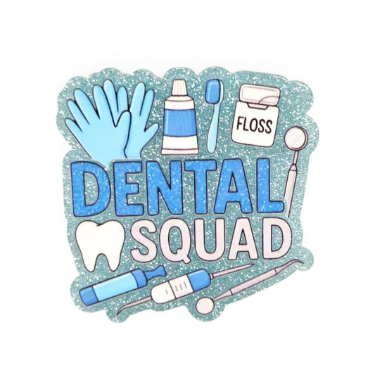 Dental Squad~ Acrylic Flatbacks (Exclusive Bailey's Beads Design)