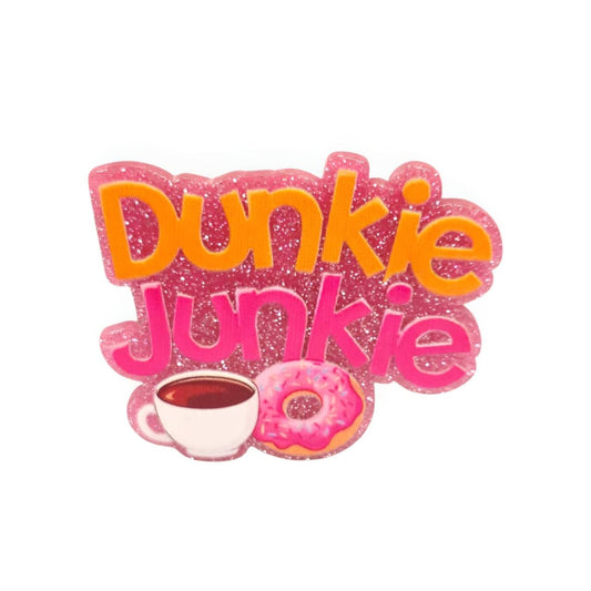 Dunkie Junkie~ Acrylic Flatbacks (Exclusive Bailey's Beads Design)