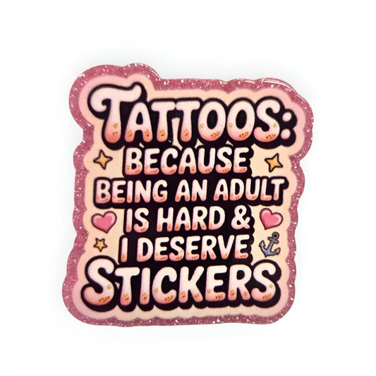 Tattoos~ Acrylic Flatbacks (Exclusive Bailey's Beads Design)