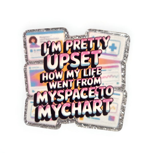 MyChart~ Acrylic Flatbacks (Exclusive Bailey's Beads Design)