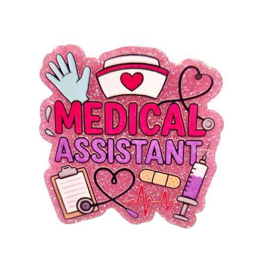 Medical Assistant~ Acrylic Flatbacks (Exclusive Bailey's Beads Design)