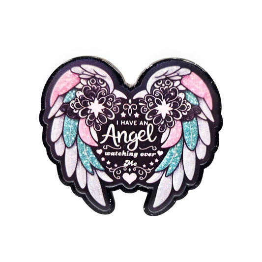 Angel Watching Over Me~ Acrylic Flatbacks (Exclusive Bailey's Beads Design)
