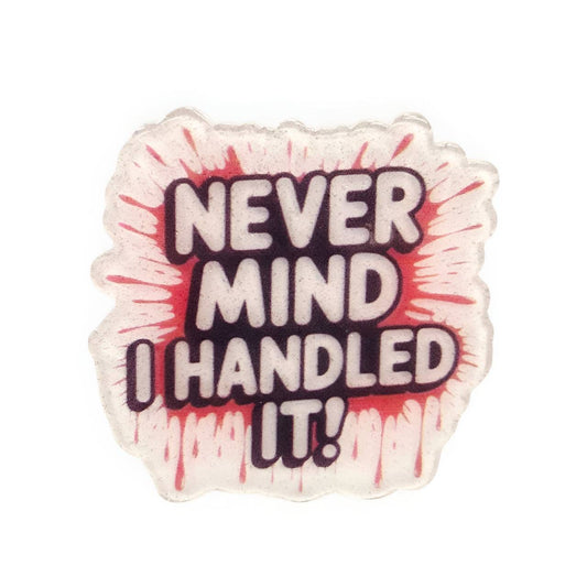 Handled It~ Acrylic Flatbacks (Exclusive Bailey's Beads Design)