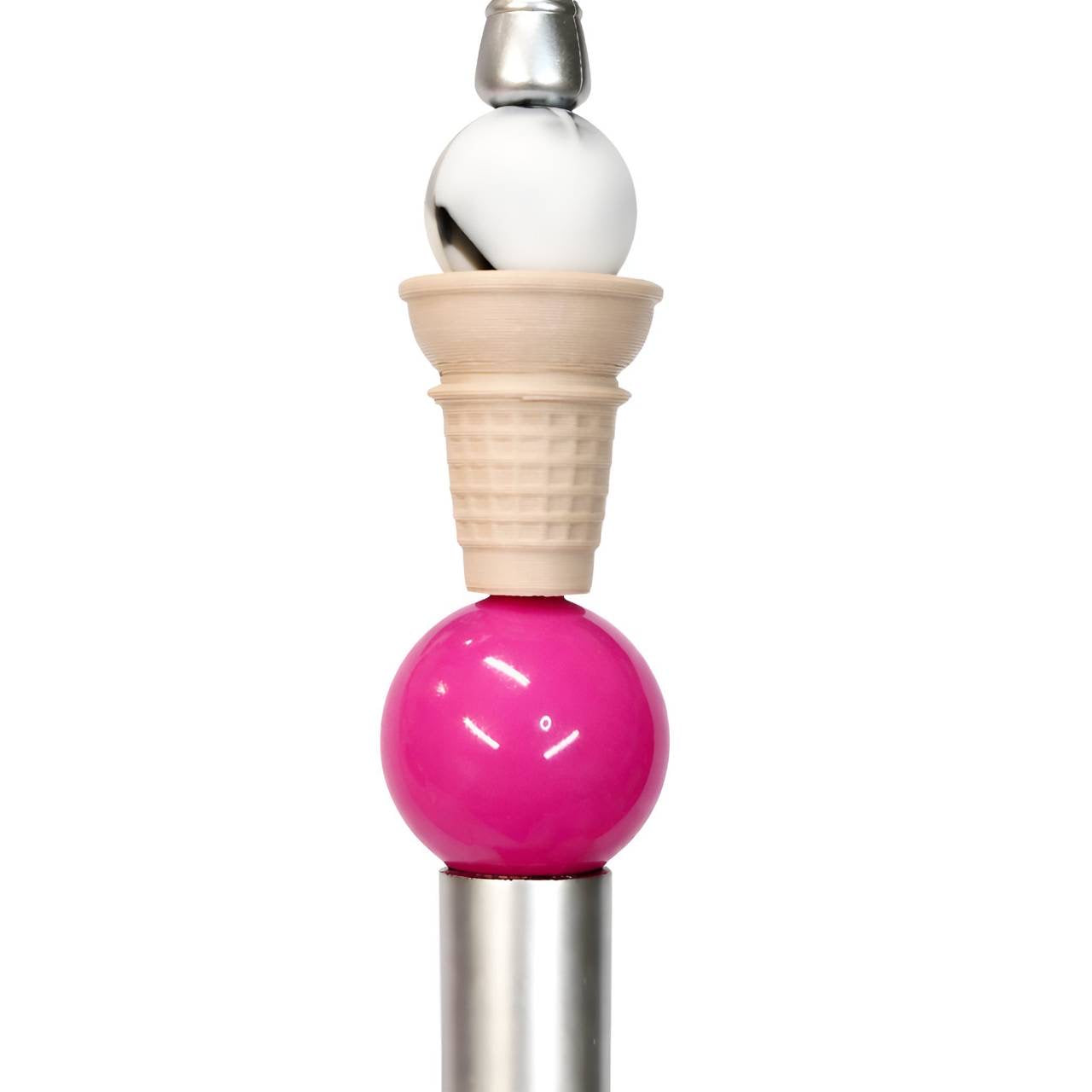 3D Printed Ice Cream Cone Beads (Not Silicone)