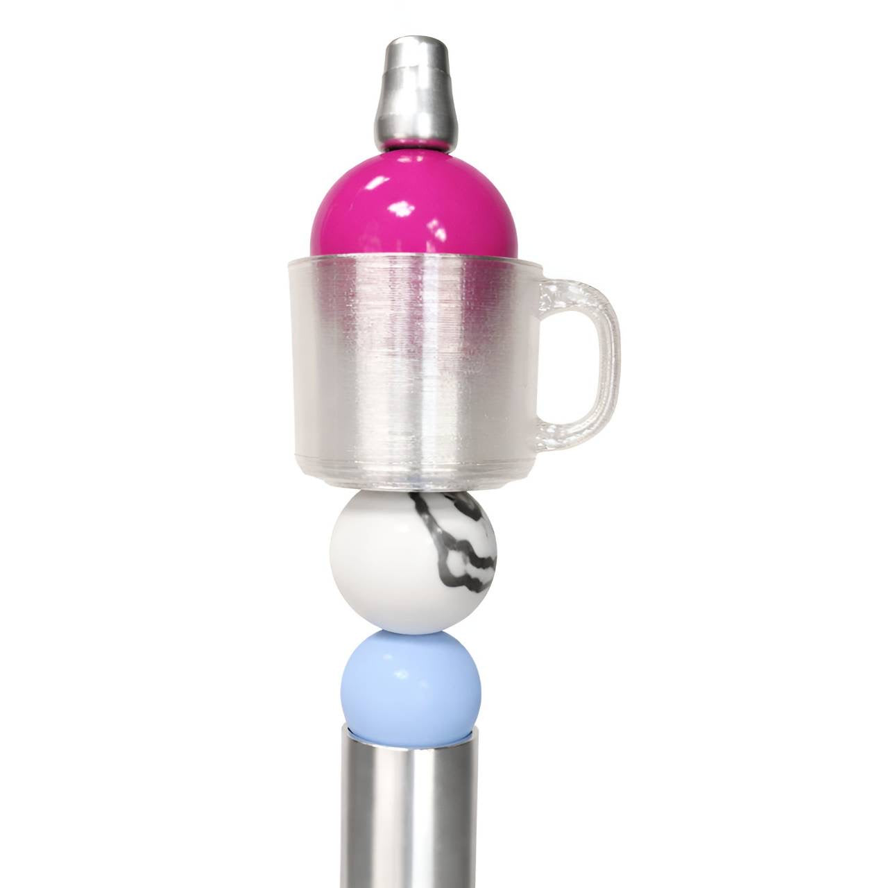 3D Printed Coffee Cup Beads (Not Silicone)
