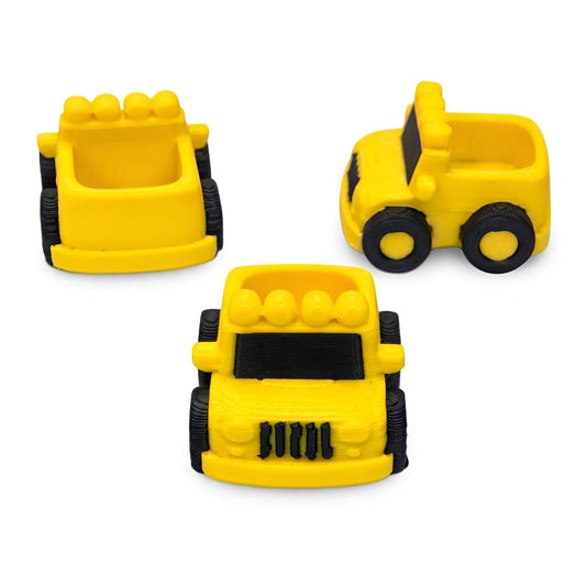 Yellow 3D Printed Jeep Beads (Not Silicone)