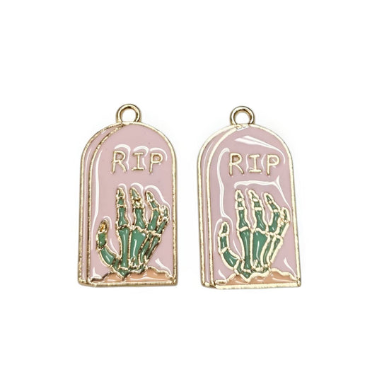 Pink RIP Charm Pack (2 Per Set)