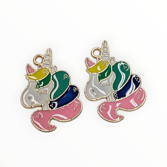 Rainbow Swirl Charm Pack (2 Per Set)