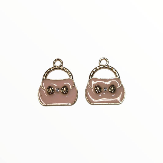 Pink Bag Charm Pack (2 Per Set)