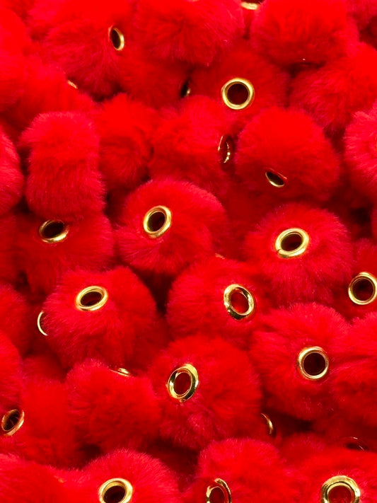 Red Fuzzy Spacers