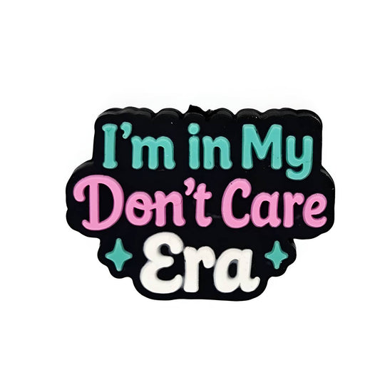 Don't Care Era Silicone Focal Bead (Custom Design by Bailey's Beads)