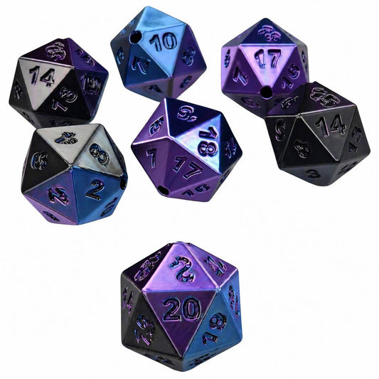 D20 3D Printed Beads (Not Silicone) Exclusive Design