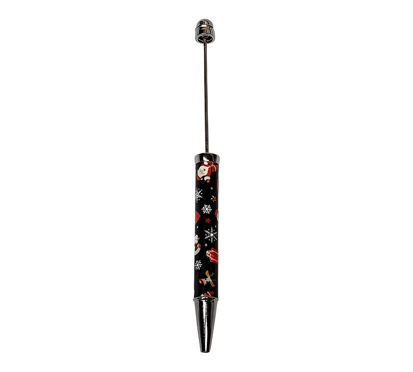Black Christmas Beadable Pens