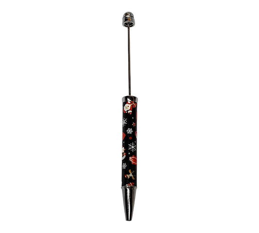Black Christmas Beadable Pens