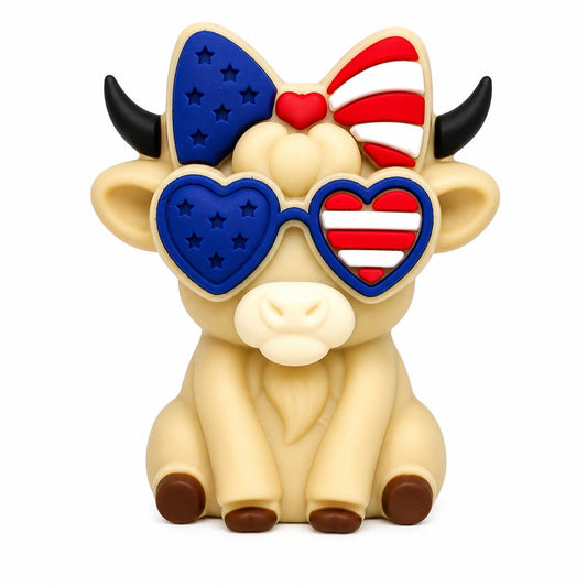 Firecracker Highland Silicone Focal Beads