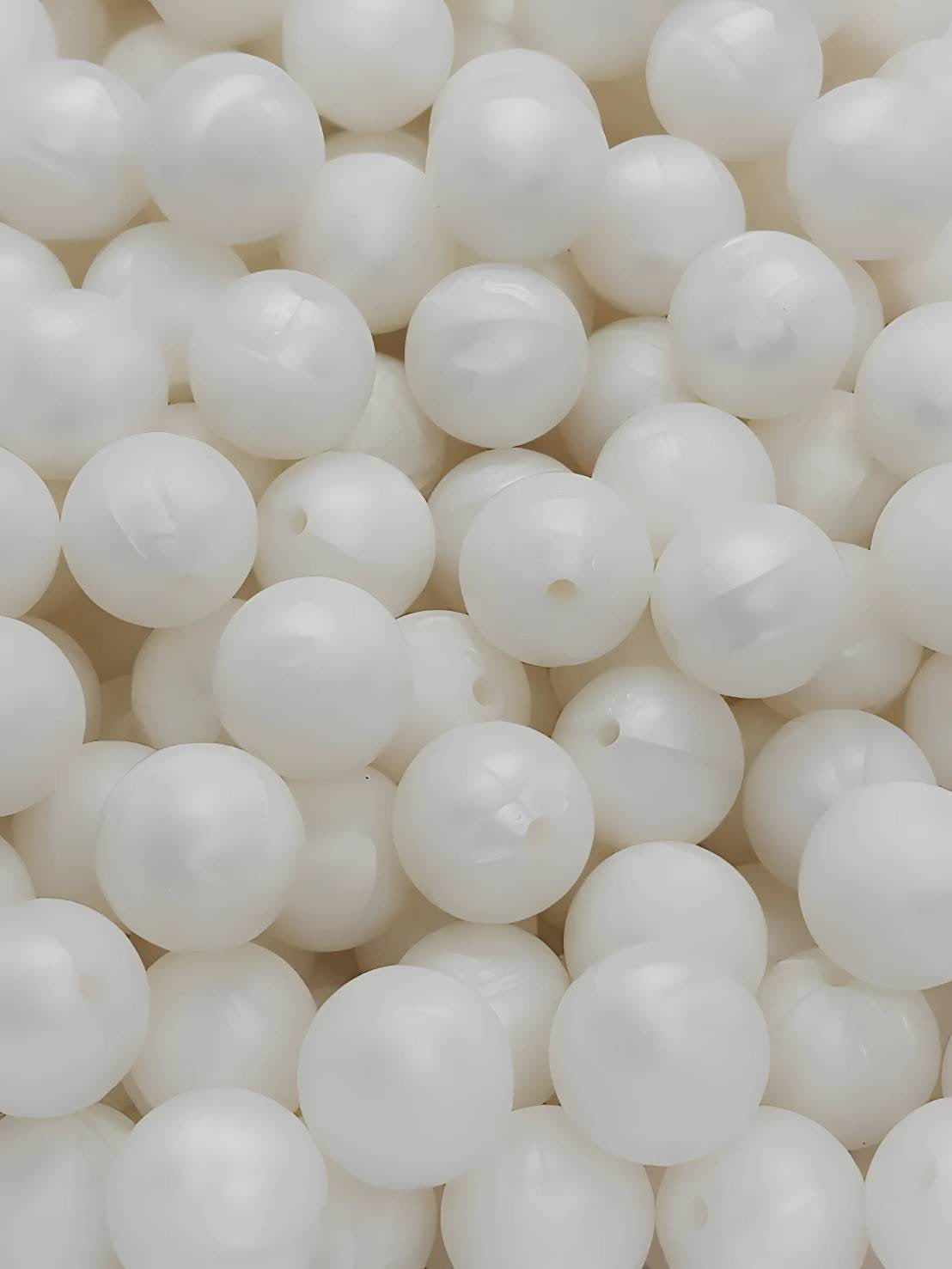 Bulk 50 Count 15mm Silicone Beads