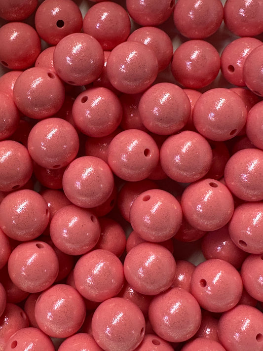 Pink Opal 15mm Silicone Beads