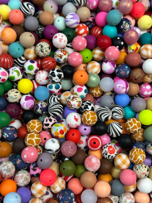 50 Ct 15mm Silicone Mix