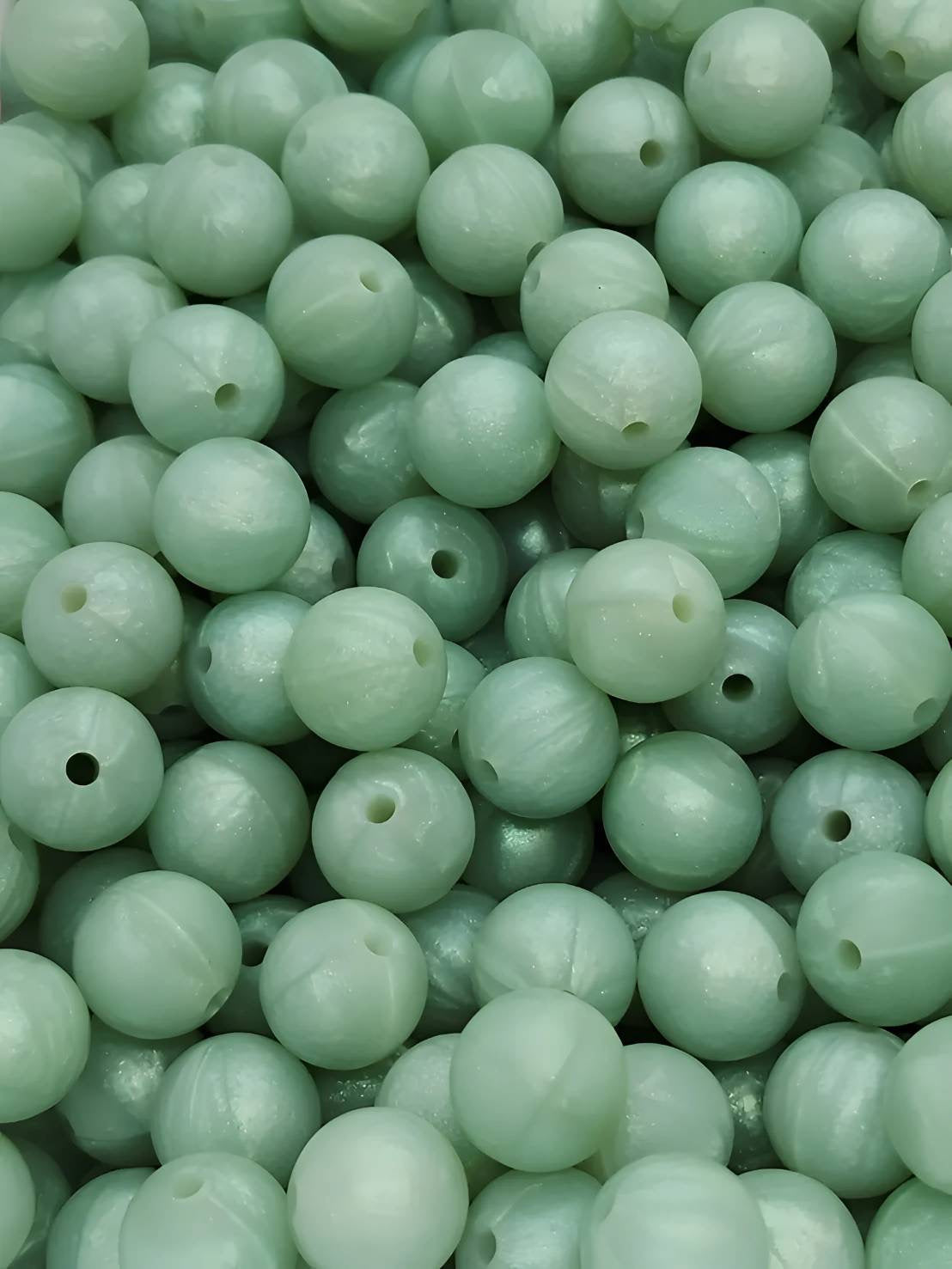 Bulk 50 Count 12mm Silicones Beads