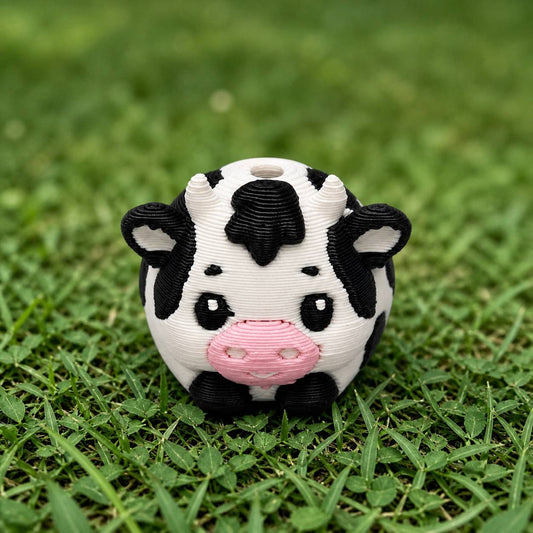MooMoo the Cow 3D Printed Pen Palz (Not Silicone)