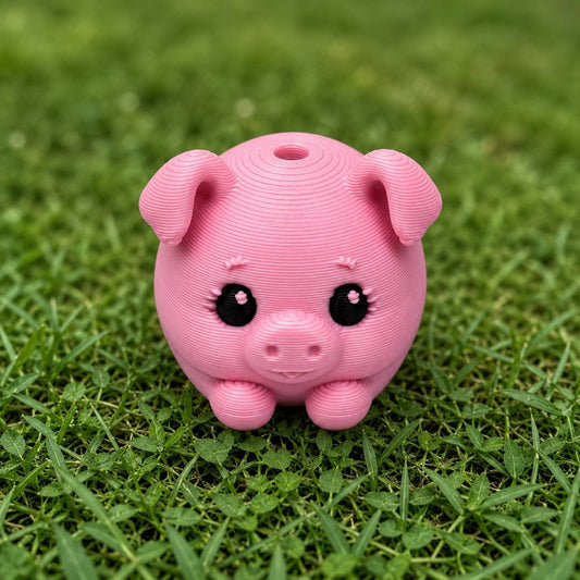 Porkchop the Pig 3D Printed Pen Palz (Not Silicone)