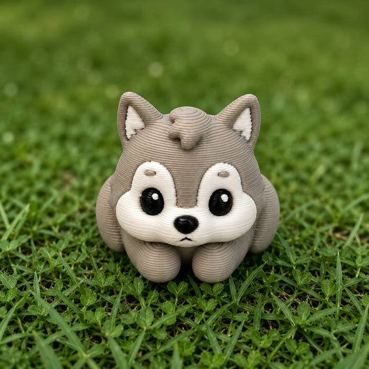 Shadow the Wolf 3D Printed Pen Palz (Not Silicone)