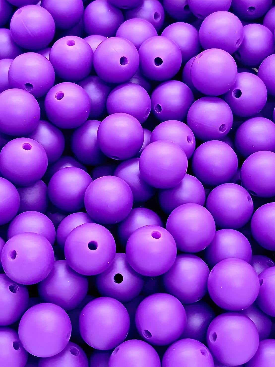 Bulk 50 Count 12mm Silicones Beads