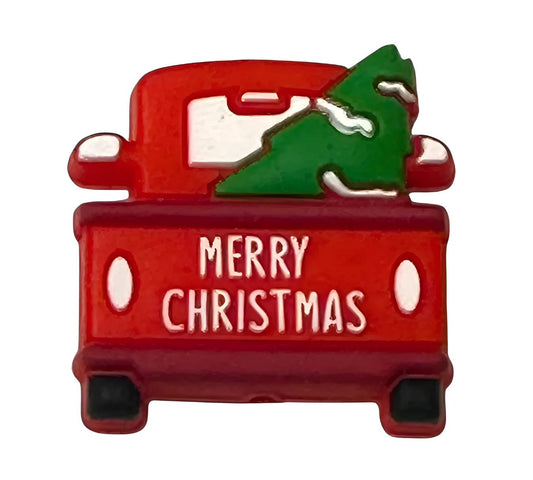 Christmas Truck Focal Bead