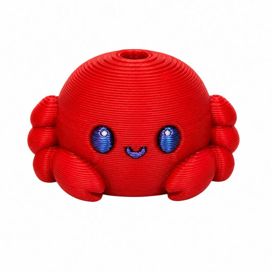 Crouton the Crab 3D Printed Pen Palz (Not Silicone)