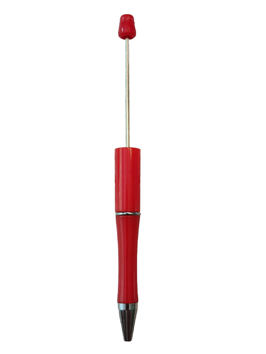Bright Red Beadable Pens