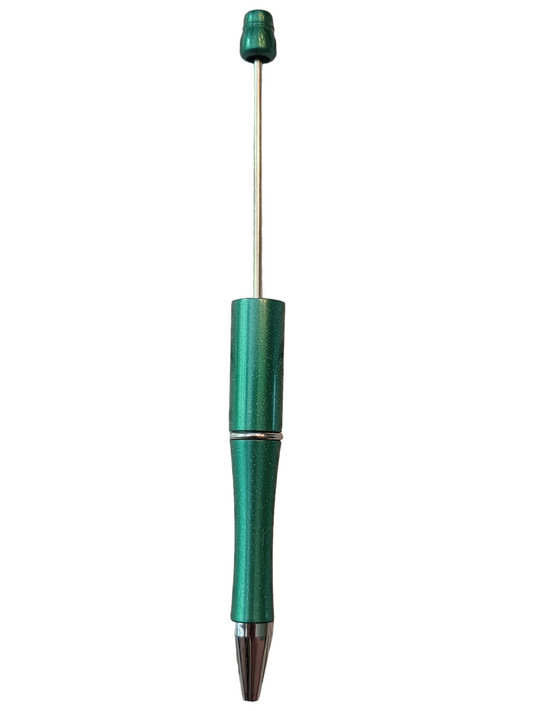 *Glitter* Green Beadable Pens