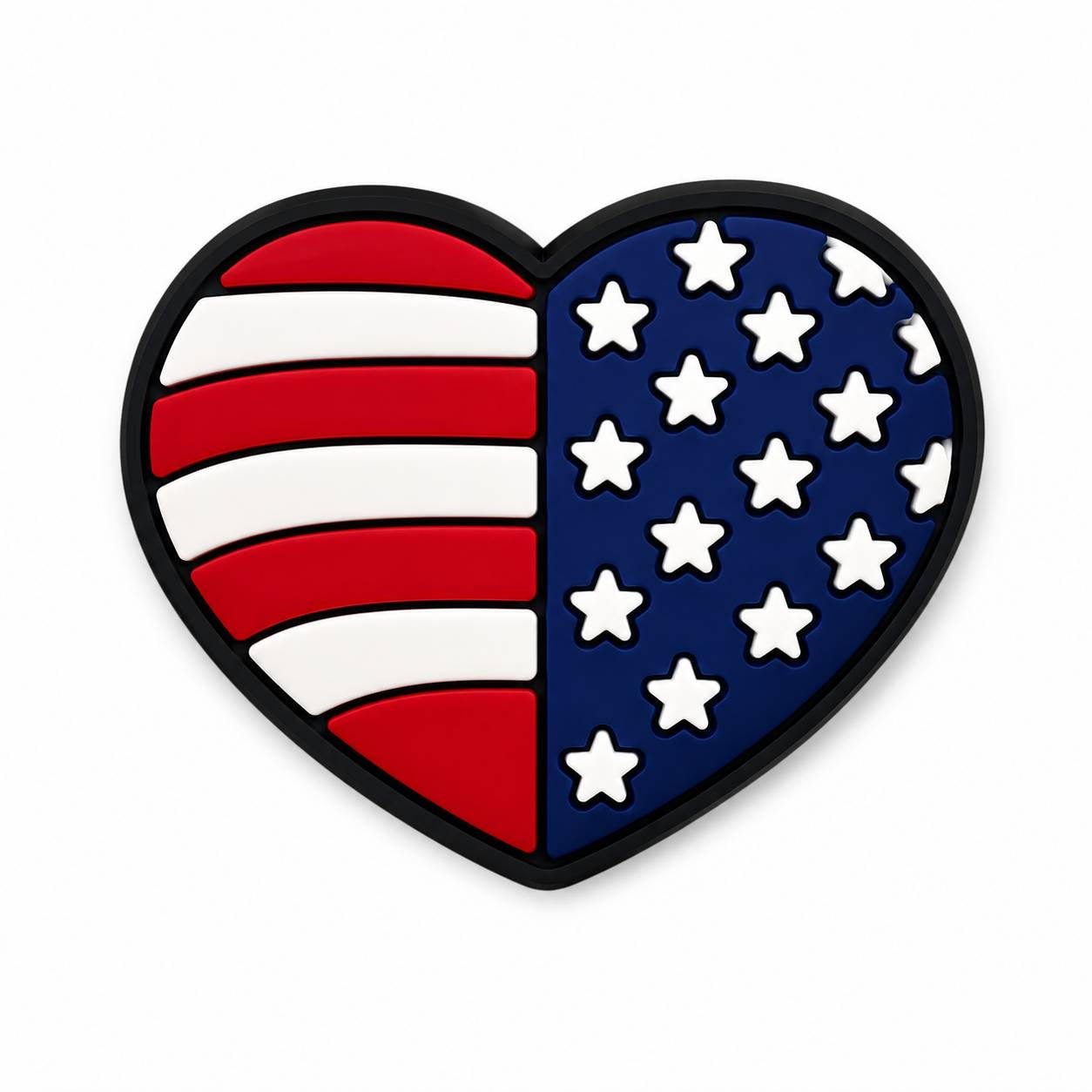 Heart of America Focal Beads