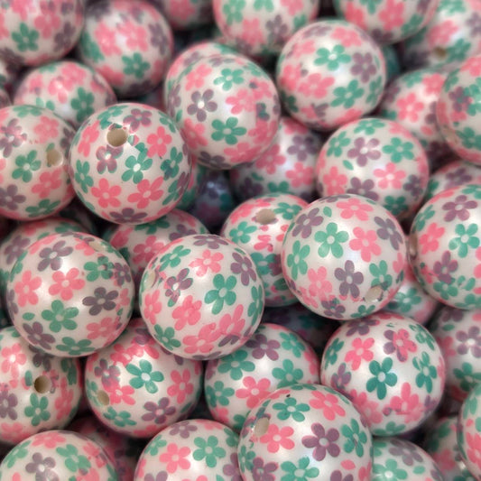 Petal Party 20mm Acrylic Beads
