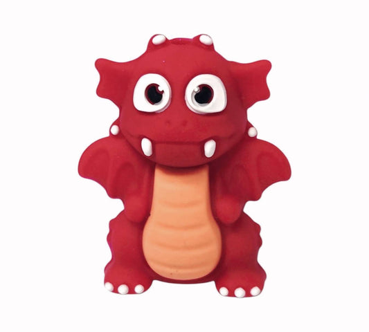 3D Red Dragon Focal Beads
