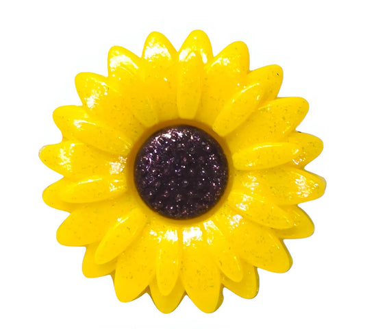 Yellow Opal Flower 30mm Focal Bead